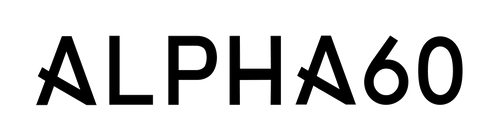 Alpha60 fashion label logo