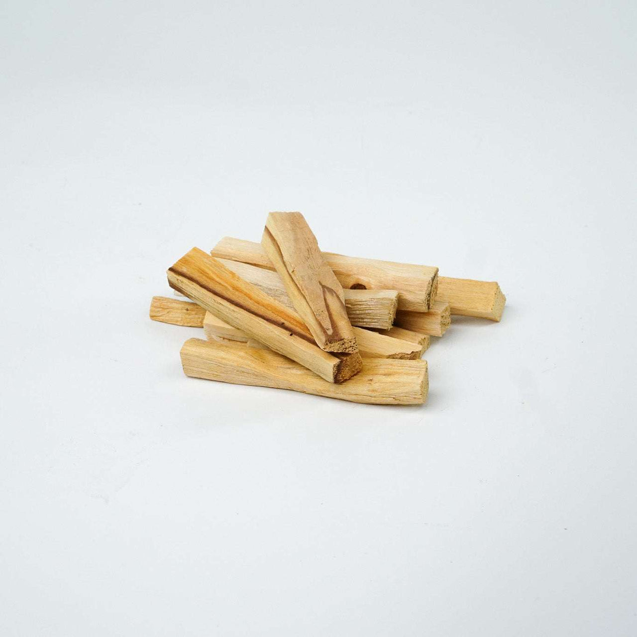 Palo Santo sticks from Peru in packaging, uplifting mood and reducing stress.