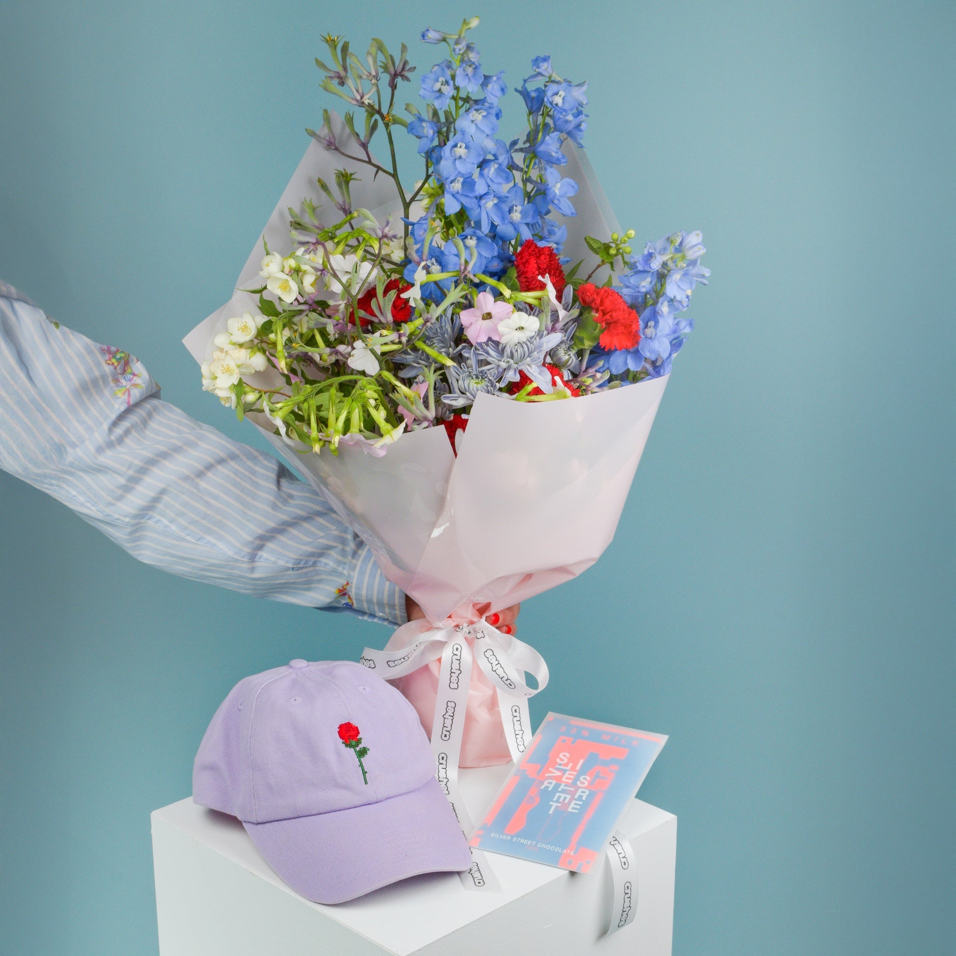 Flowers + Choc + Cap - Crushes Flowers