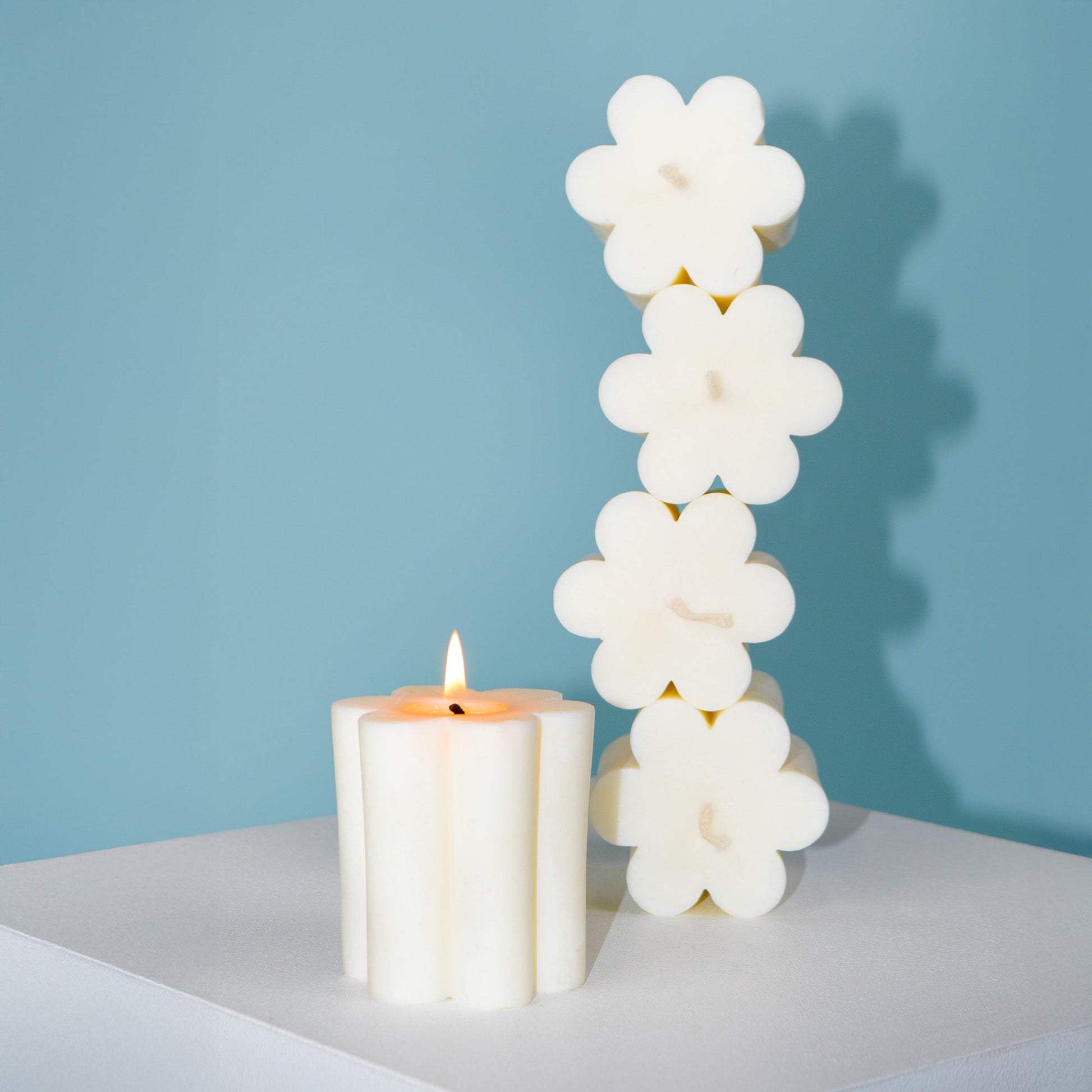 Flowers + Vase + Candle - Crushes Flowers