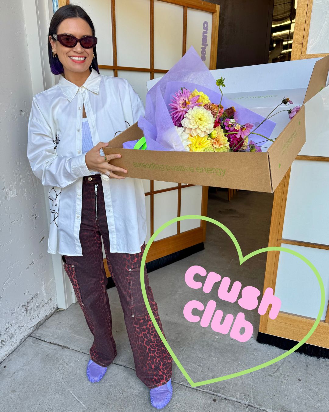 Crushes Flowers