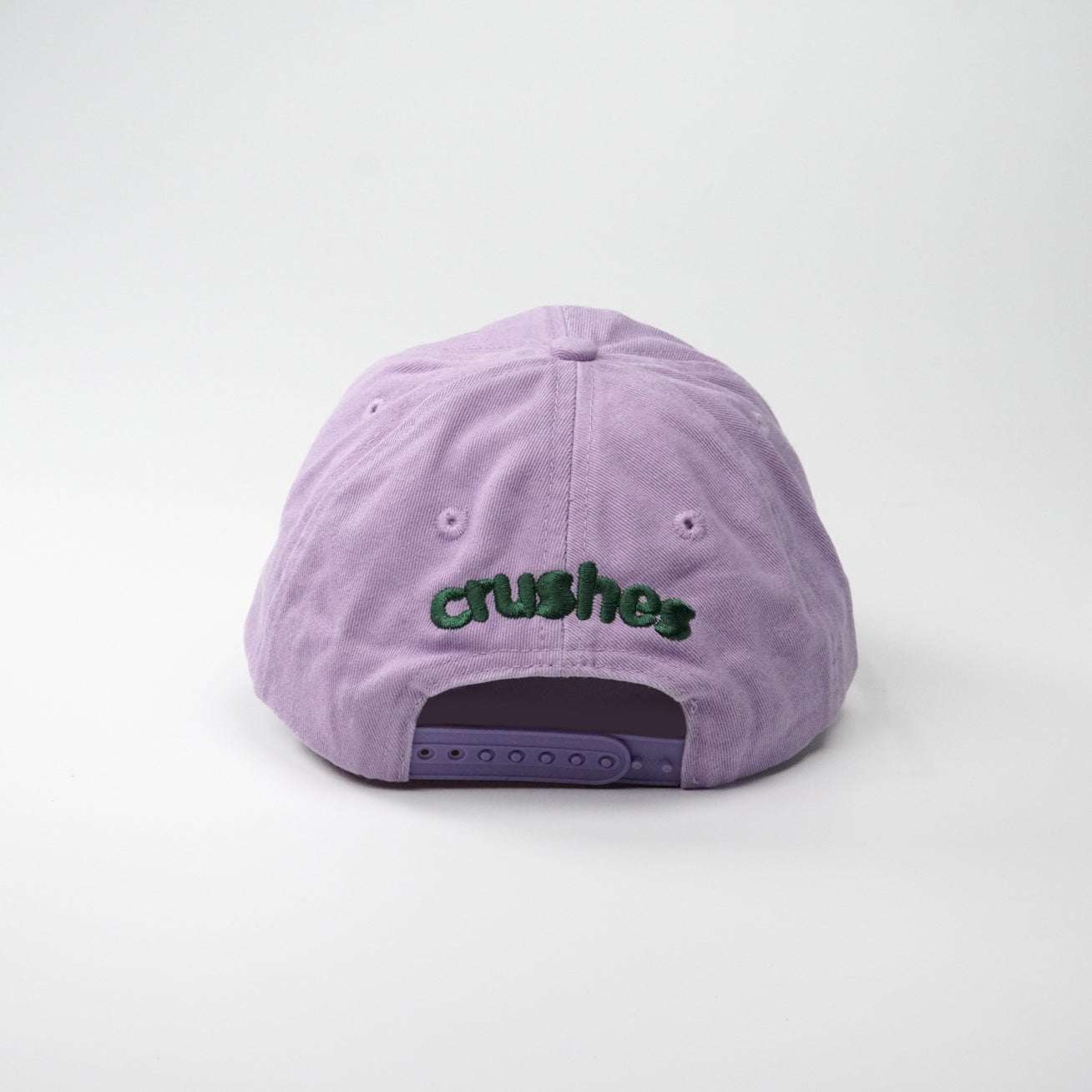 Purple Crushes Pixel Rose Purple Cotton Cap, adjustable, embroidered in Melbourne, 100% cotton.